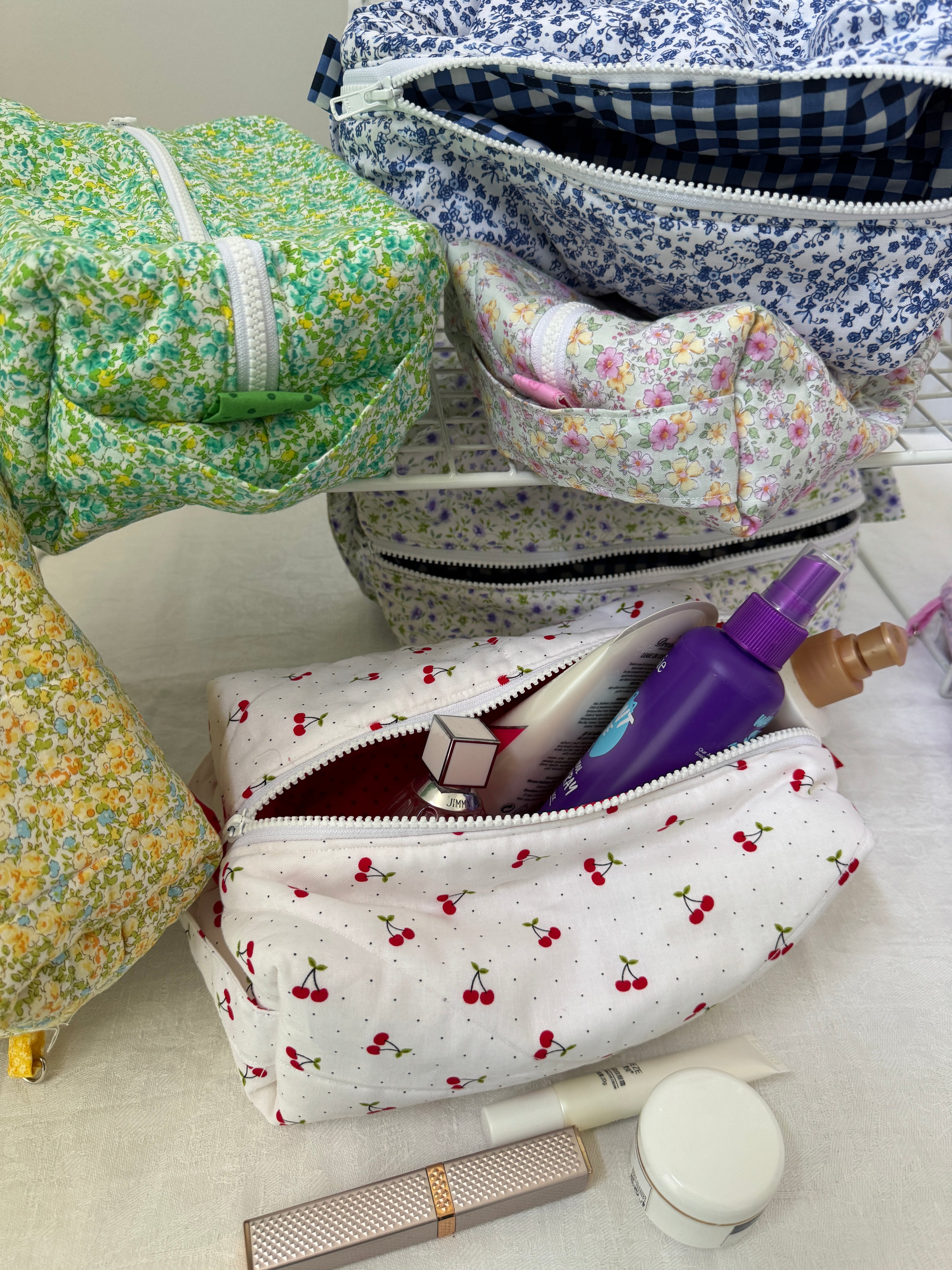 Garden bloom - soft quilted bags