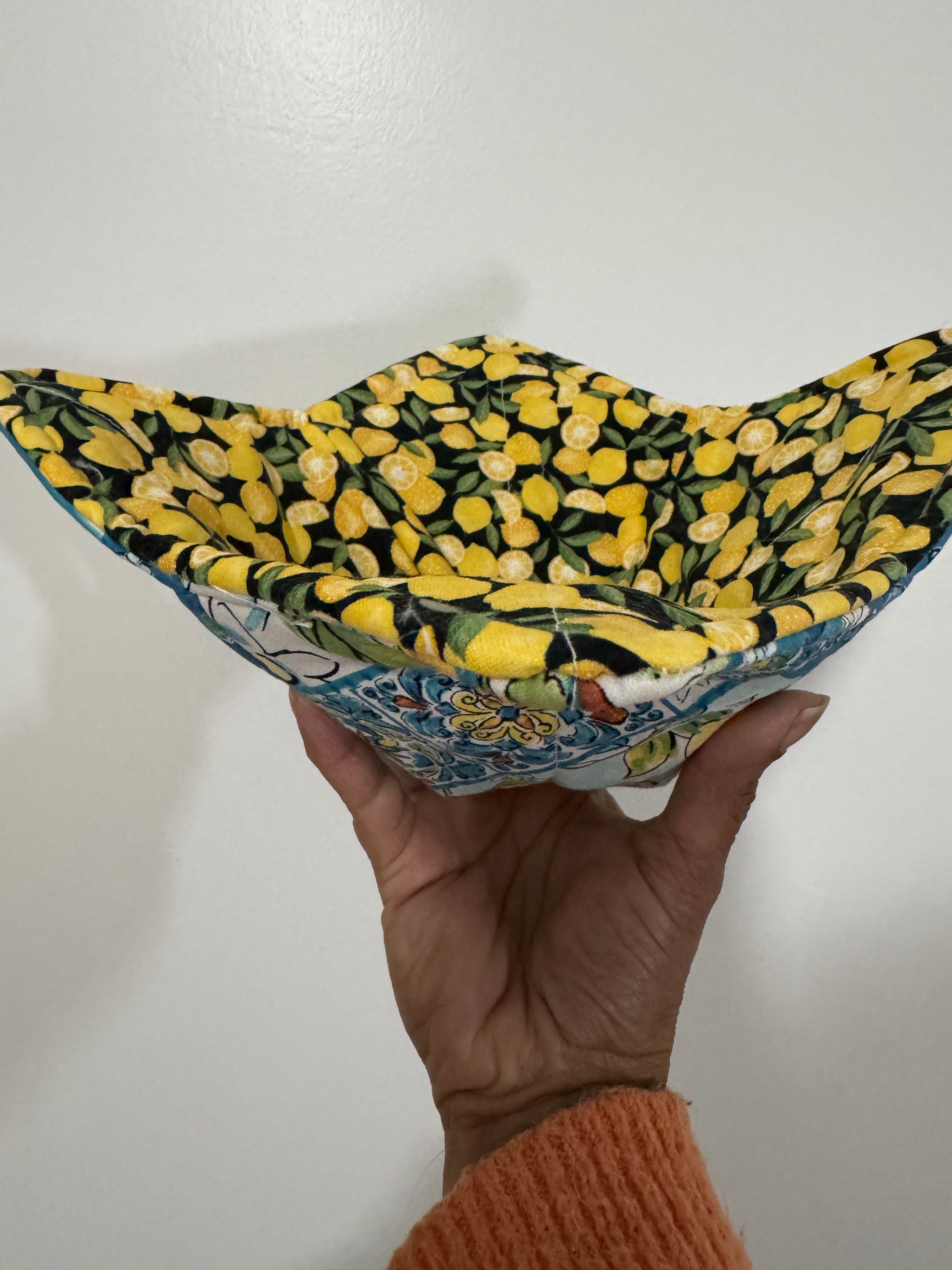 Microwave Safe Bowl Cozy - Handmade Cotton
