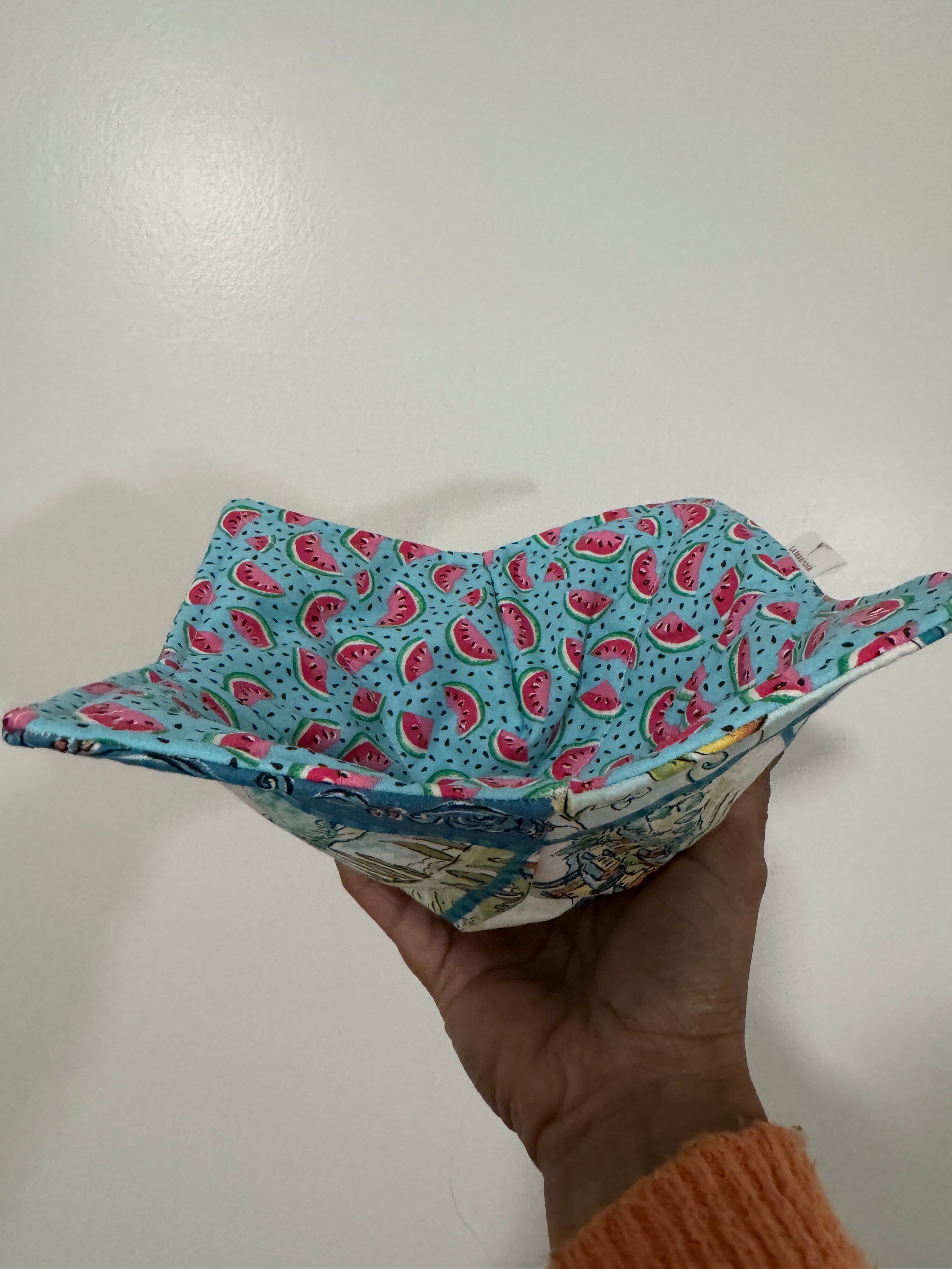 Microwave Safe Bowl Cozy - Handmade Cotton