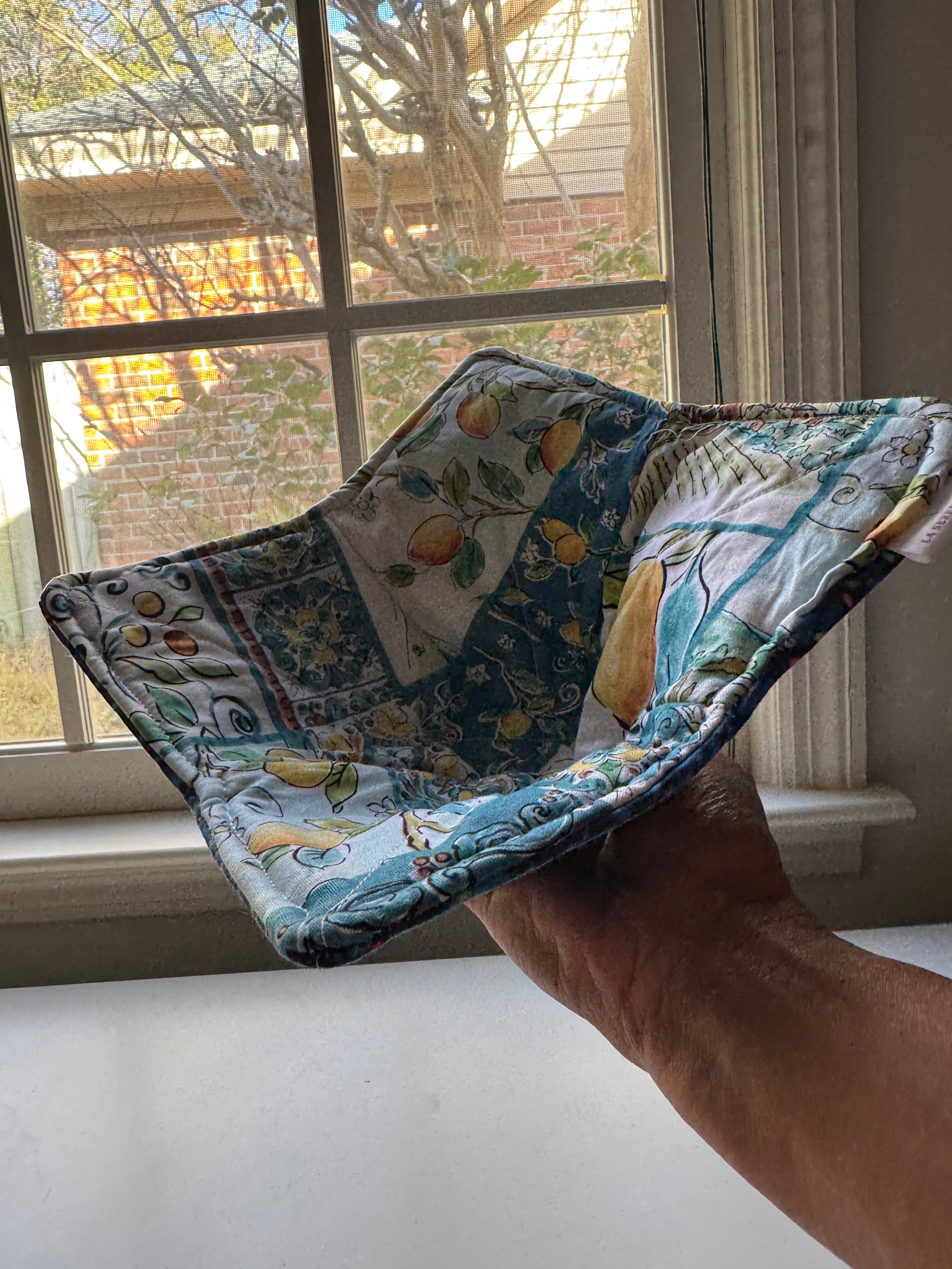 Microwave Safe Bowl Cozy - Handmade Cotton