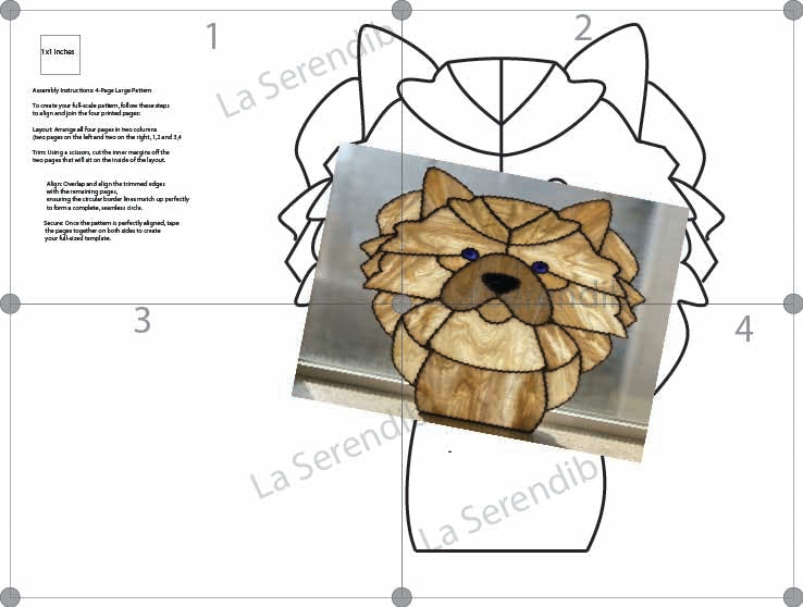 Stained Glass/Applique- Chow-Chow Dog